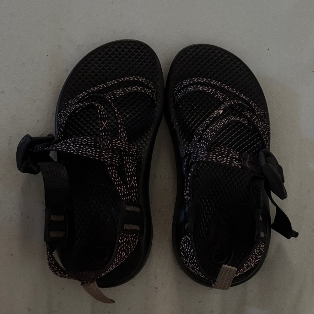 Chaco Kids Black and Gray Sandals